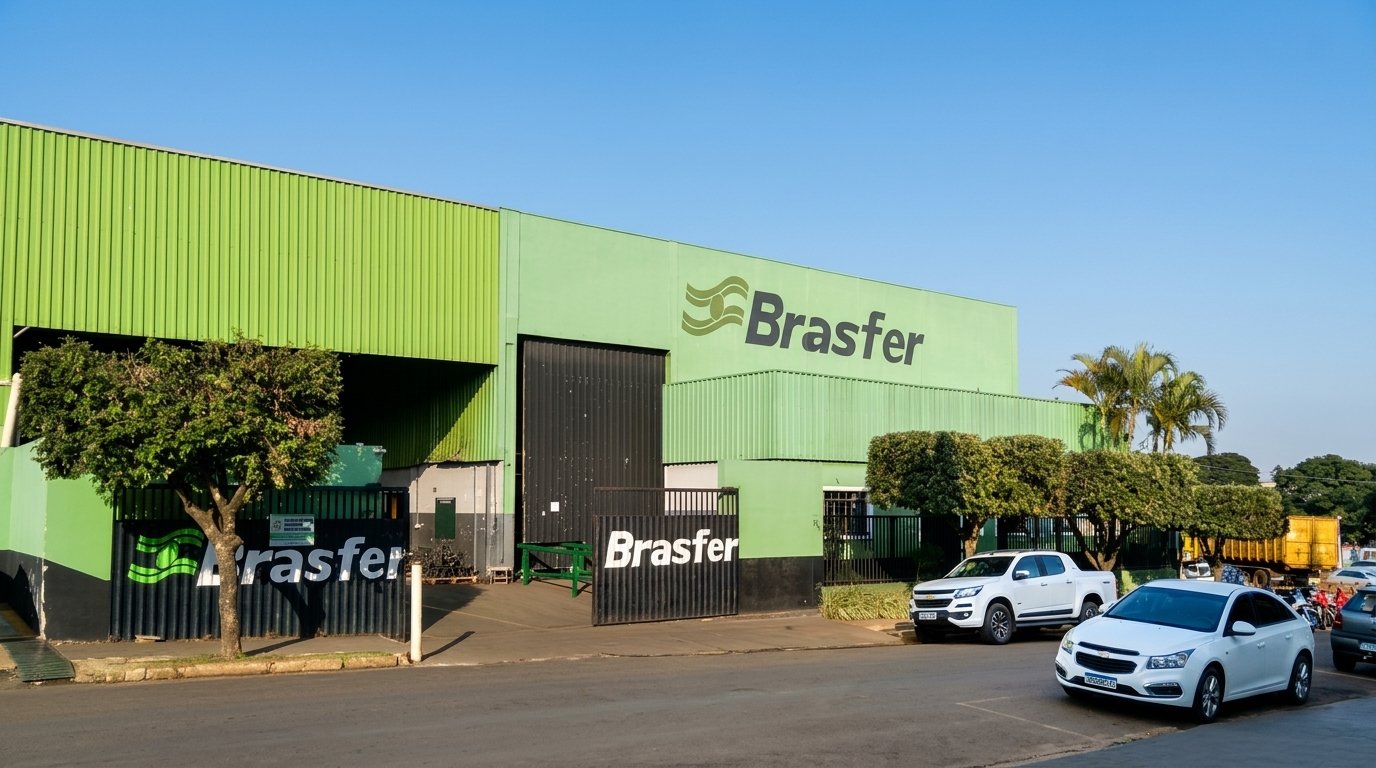 Instalações e Fachada da Brasfer Metalúrgica em Mandaguari-PR